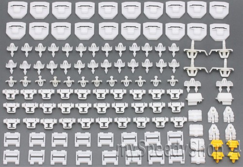 124 pezzi clip staffa - pezzi,
